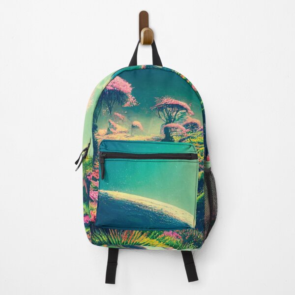 Item preview, a painting of a landscape with trees and flowers designed and sold by DesignAtYO.
