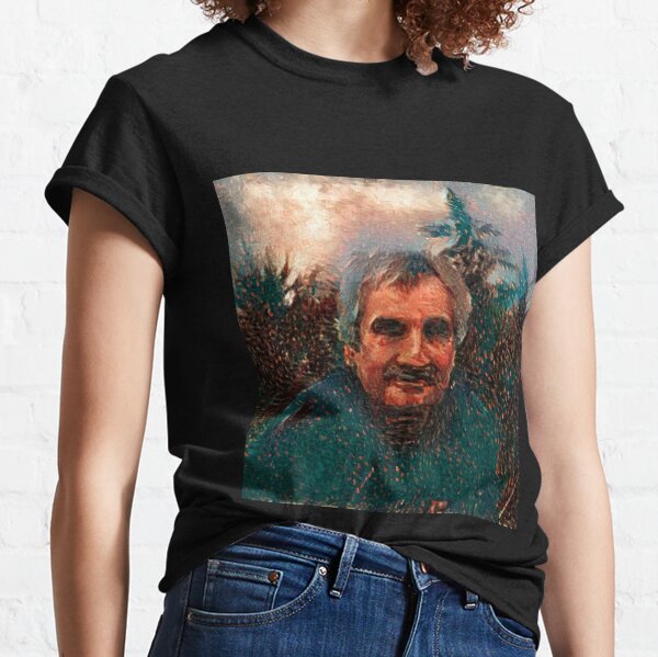 A self-portrait made from a photograph by artificial intelligence in the form of an artist's painting. Classic T-Shirt