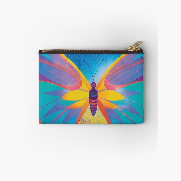 Item preview, a colorful butterfly is flying over a planet designed and sold by DesignAtYO.