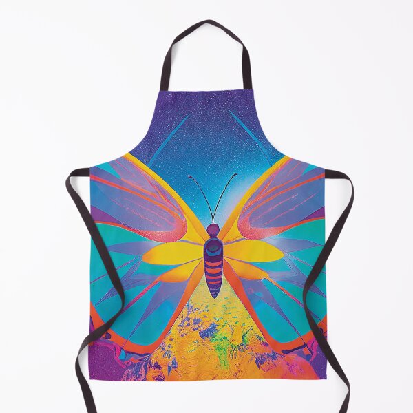 Item preview, a colorful butterfly is flying over a planet designed and sold by DesignAtYO.