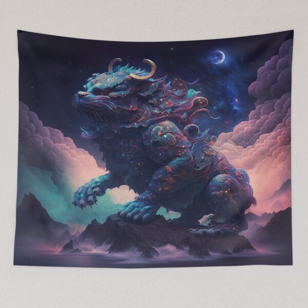 Item preview, oni foo dog designed and sold by MANGA Crusade.