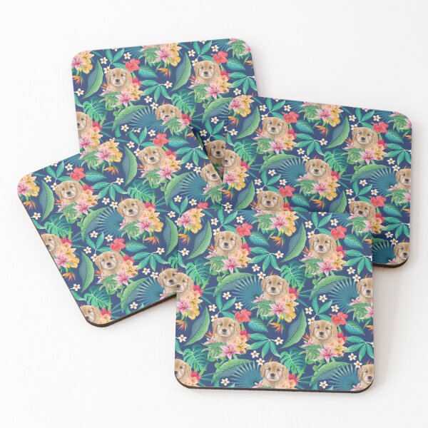 Item preview, Tropical Golden Retriever Puppy 3 designed and sold by lulupetart.