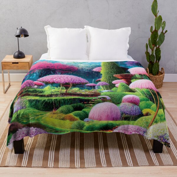 Item preview, a painting of a garden filled with lots of flowers designed and sold by DesignAtYO.