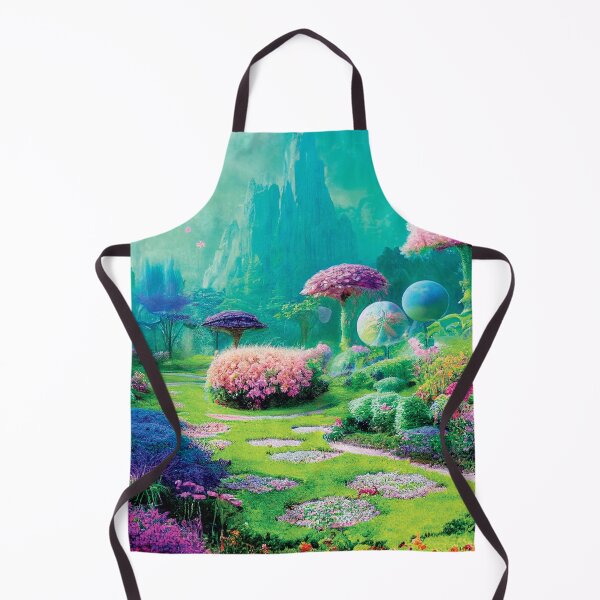 Item preview, a painting of a garden with lots of flowers designed and sold by DesignAtYO.