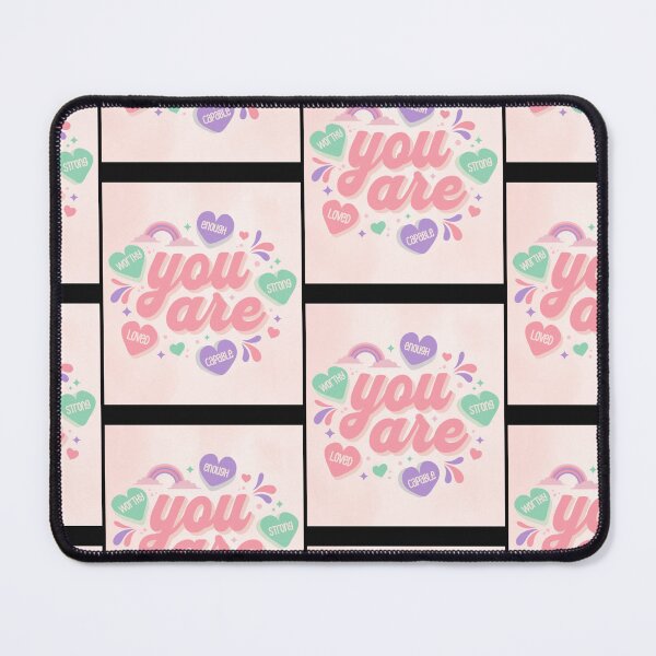 Item preview, You are enough strong loved capable worthy. designed and sold by adeela ahsan.