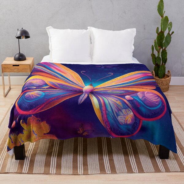 Item preview, a painting of a butterfly flying in the sky designed and sold by DesignAtYO.