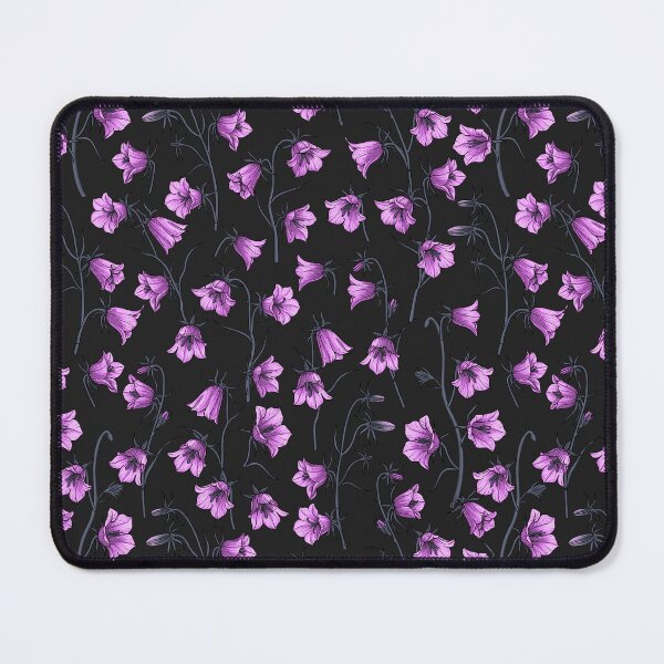 Item preview, Midnight Bluebells, Pink Harebells, Moody Bellflowers designed and sold by Katerina Mitkova Kirilova.