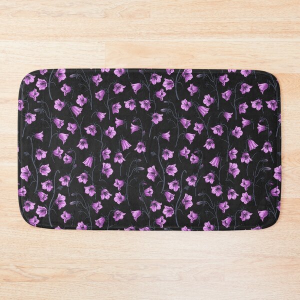 Item preview, Midnight Bluebells, Pink Harebells, Moody Bellflowers designed and sold by Katerina Mitkova Kirilova.