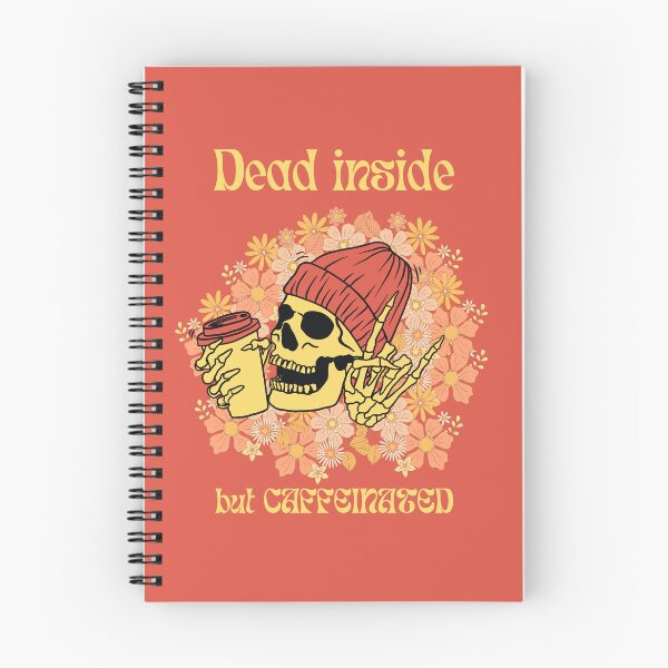 Item preview, MUERTO POR DENTRO PERO CAFEINADO designed and sold by FurryBeanShop.