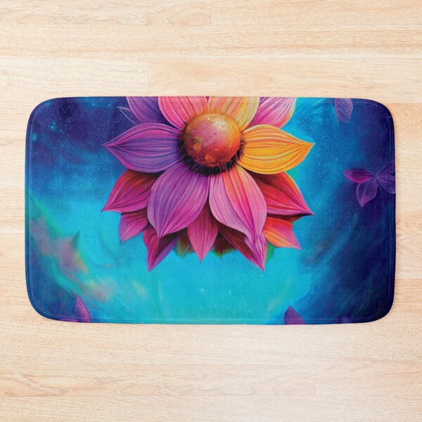 Item preview, a painting of a flower with butterflies flying around designed and sold by DesignAtYO.