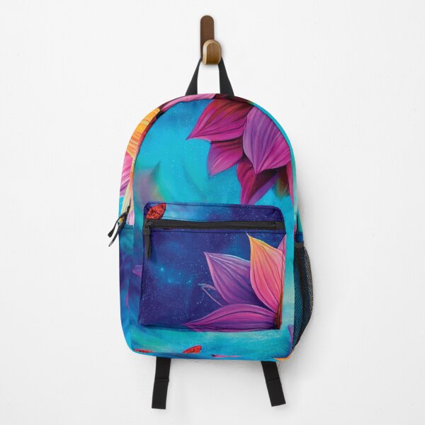 Item preview, a painting of a flower with butterflies flying around designed and sold by DesignAtYO.