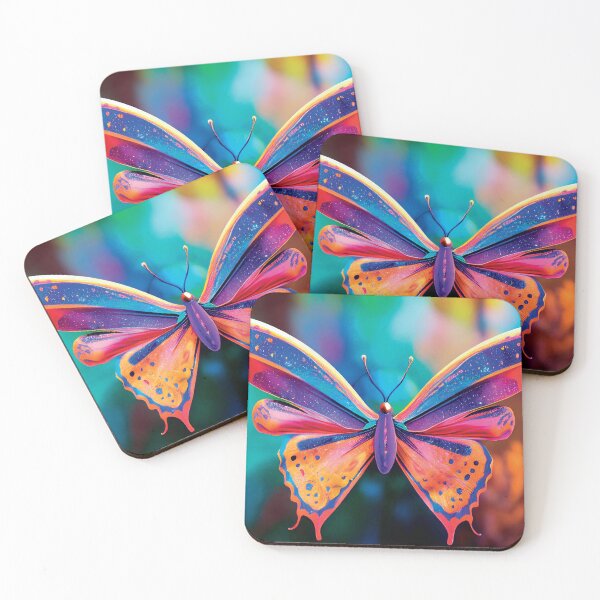 Item preview, a colorful butterfly with spots on it's wings designed and sold by DesignAtYO.
