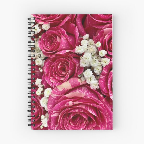 Item preview, Bouquet of Bright Pink Roses Variegated  designed and sold by RingDeer.