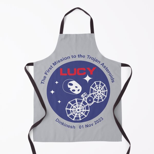 Item preview, NASA Lucy mission logo Dinkinesh 01 Nov 2023 (blue) designed and sold by SolidEarthArt.