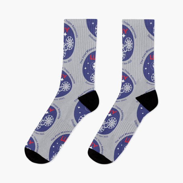 Item preview, NASA Lucy mission logo Dinkinesh 01 Nov 2023 (blue) designed and sold by SolidEarthArt.
