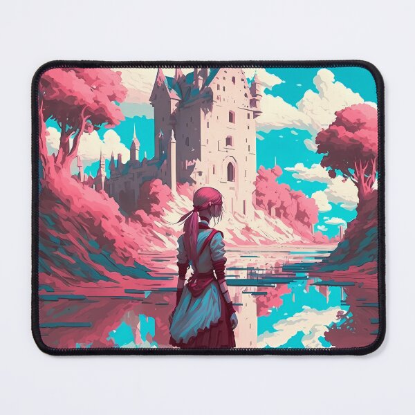 Item preview, Girl River and peaceful morning designed and sold by SuperSoulArts.