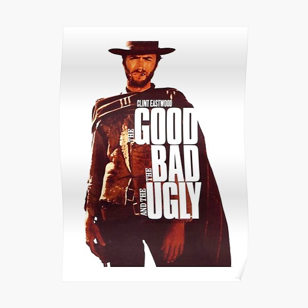 lo bueno y lo feo, con uno Póster