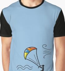 Kiteboarding, sketch for your design Graphic T-Shirt