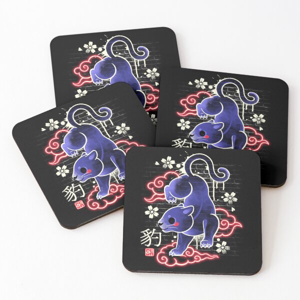 Item preview, Japanese panther street art designed and sold by NemiMakeit.