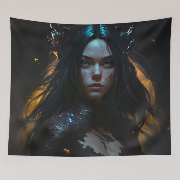 Item preview, Dark Beauty: A Gothic Portrait designed and sold by oanaunciuleanu.