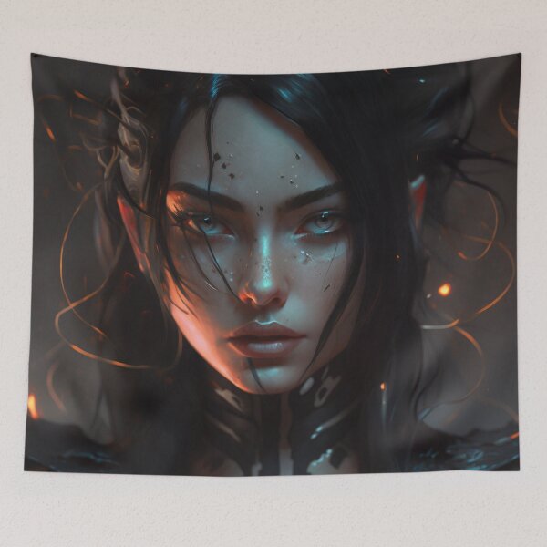 Item preview, Dark Beauty: A Gothic Portrait designed and sold by oanaunciuleanu.