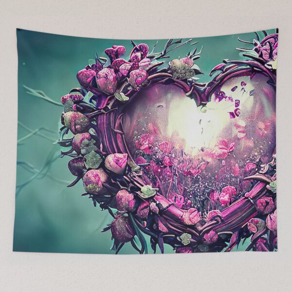 Item preview, Heart of messages designed and sold by moonspirits.