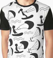 Kiteboarding, sketch for your design Graphic T-Shirt