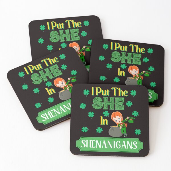 Item preview, I Put The She In Shenanigans, Funny St. Patrick's Day designed and sold by desireedickens.