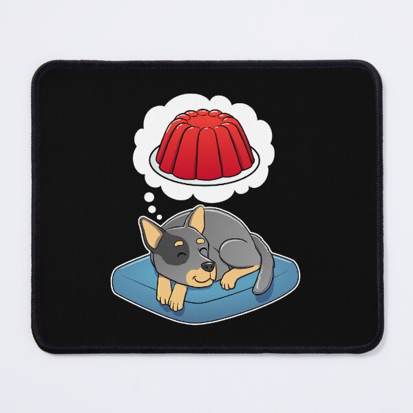 Item preview, Australian Cattle Dog dreaming about Red Jello designed and sold by DoggieDelights.