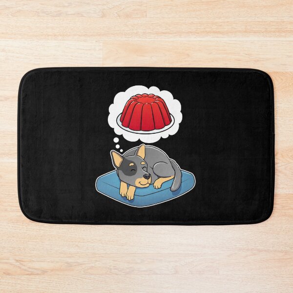 Item preview, Australian Cattle Dog dreaming about Red Jello designed and sold by DoggieDelights.