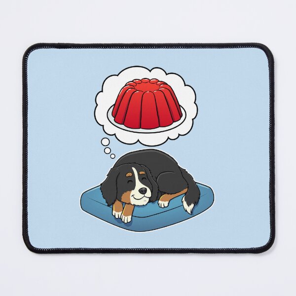 Artikelvorschau, Bernese Mountain Dog dreaming about Red Jello entworfen und verkauft von DoggieDelights.