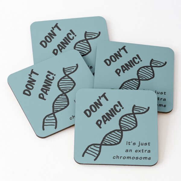 Item preview, Don't panic! It's just an extra chromosome (black) designed and sold by SolidEarthArt.