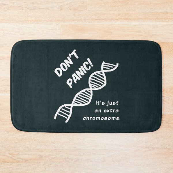 Item preview, Don't panic! It's just an extra chromosome (white) designed and sold by SolidEarthArt.