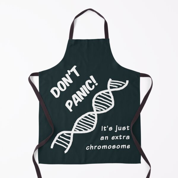 Item preview, Don't panic! It's just an extra chromosome (white) designed and sold by SolidEarthArt.