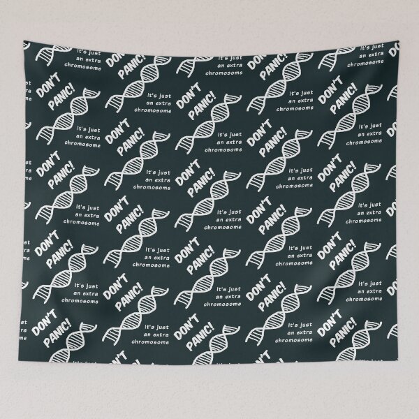 Item preview, Don't panic! It's just an extra chromosome (white) designed and sold by SolidEarthArt.