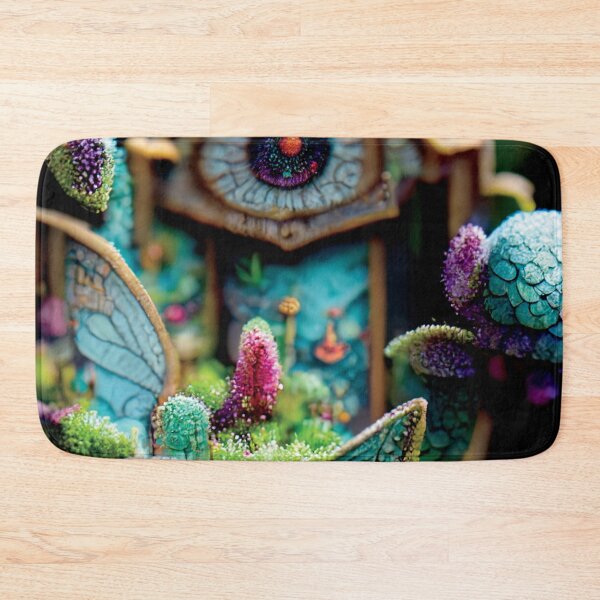 Item preview, a close up of a house made out of fake plants designed and sold by DesignAtYO.