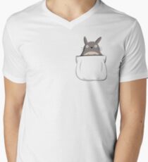 Totoro in Your Pocket Men's V-Neck T-Shirt