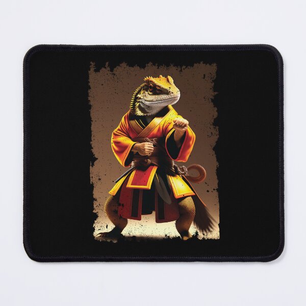 Item preview, Bearded dragons doing Karate Funny lizard designed and sold by Trendy Valley .