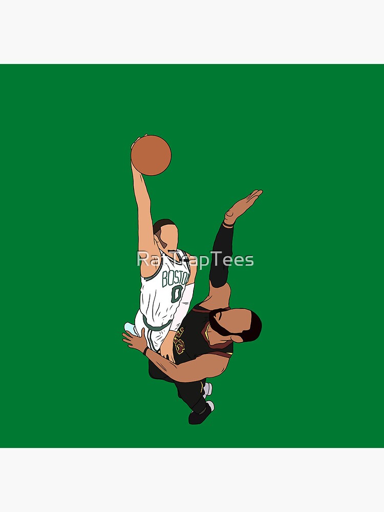 jayson tatum dunk on lebron