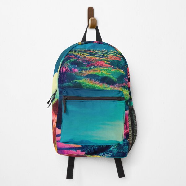 Item preview, a painting of a landscape with mountains and flowers designed and sold by DesignAtYO.