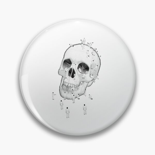 Item preview, Maggots and skull designed and sold by Christophe Desgouttes.