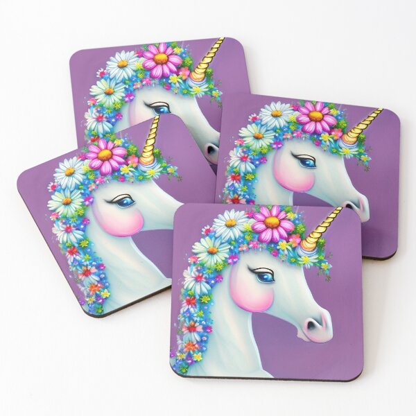 Item preview, Unicorn Side View designed and sold by purplesensation.