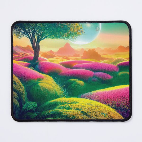 Item preview, a painting of a tree in the middle of a field designed and sold by DesignAtYO.