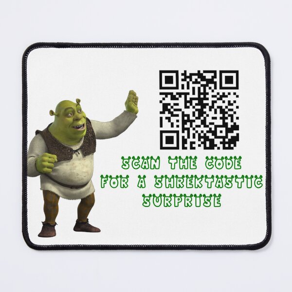 Item preview, Shrektastic Rick roll qr code designed and sold by cloudyydesigns.