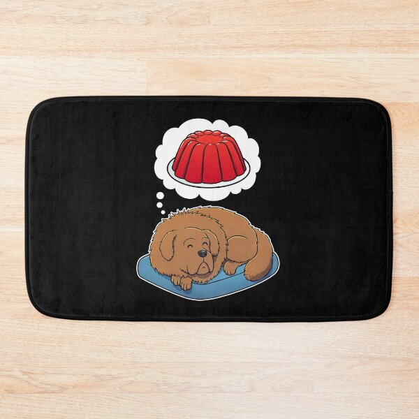 Item preview, Tibetan Mastiff dreaming about Red Jello designed and sold by DoggieDelights.