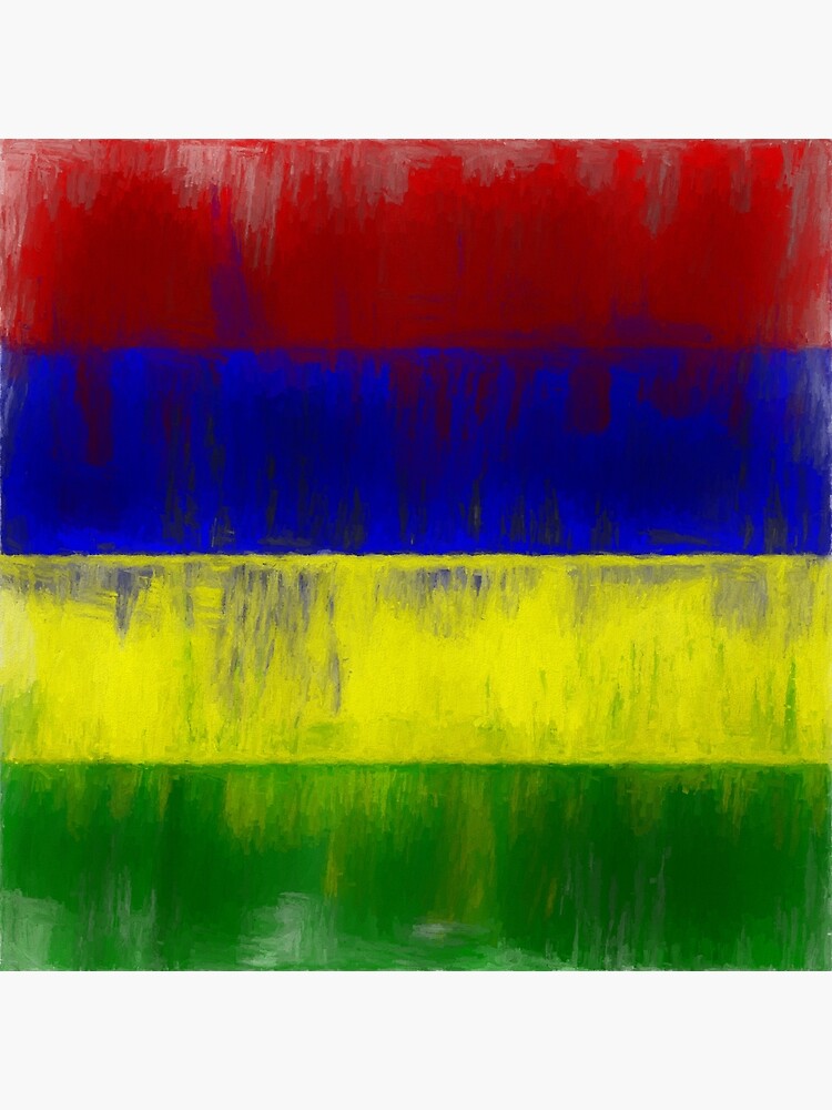 Mauritius Flag Reworked No. 1, Series 2 by 8th-and-f