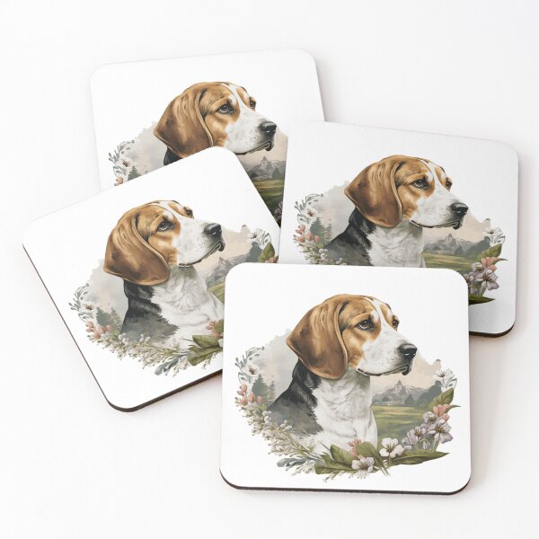 Item preview, American Foxhound Dog Portrait designed and sold by faithsdesign.