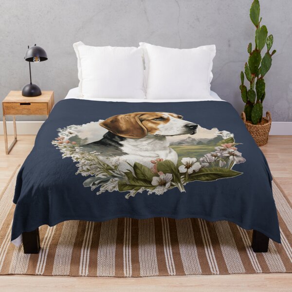Item preview, American Foxhound Dog Portrait designed and sold by faithsdesign.