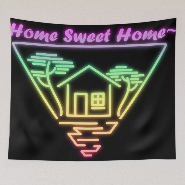 Item preview, Neon colored lineart - Home sweet home~ designed and sold by llooddroos.