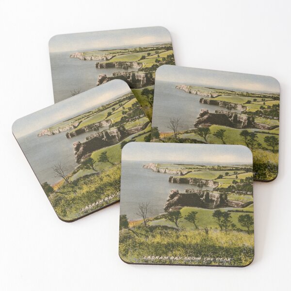 Item preview, View of Ladram Bay from the Peak, Devon, England 1952 designed and sold by The-Hist-Image.